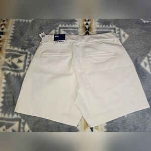 Old Navy Women's White High-Rise Pixie Shorts